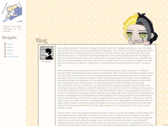 blog screenshot