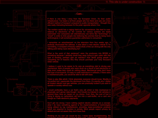 projects/miscellaneous/thoughts/cars screenshot