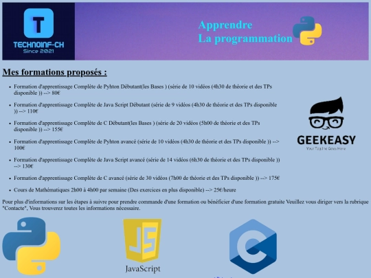 services screenshot