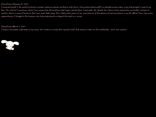 diary screenshot
