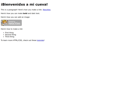 index screenshot