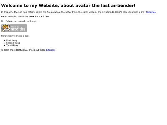 index screenshot
