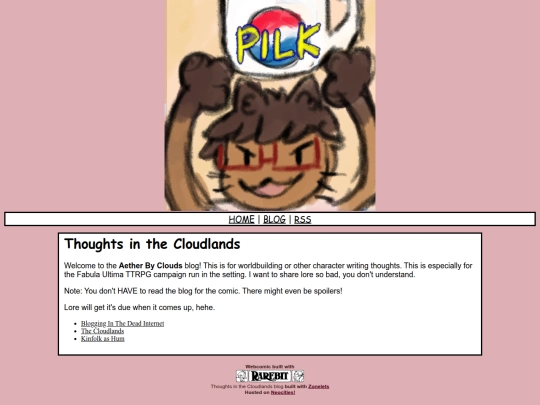 blog screenshot