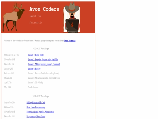 index screenshot