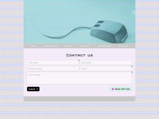 contact screenshot