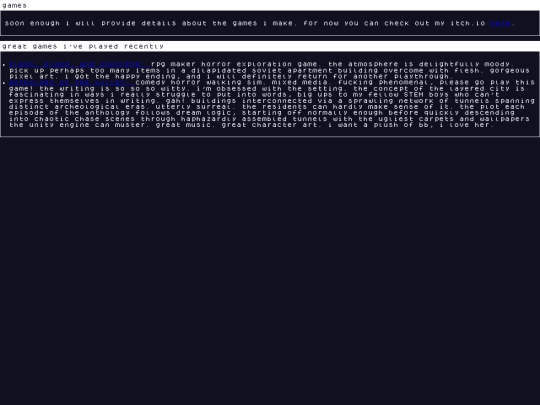 games screenshot