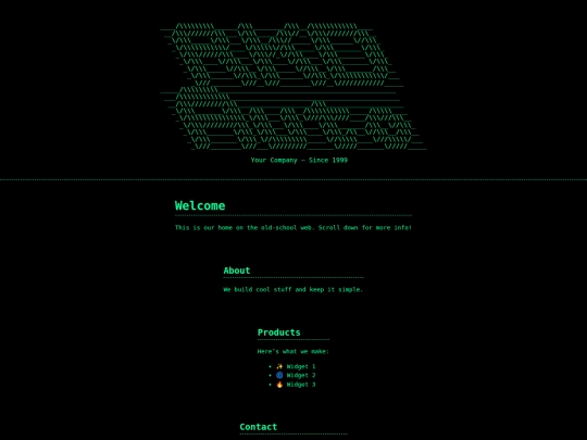 index screenshot