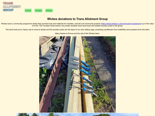 articles/wickes_donations screenshot