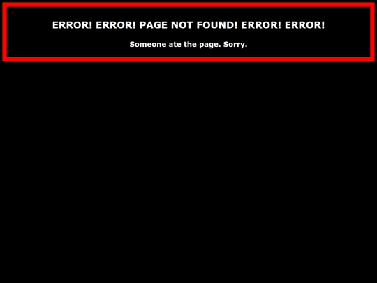 not_found screenshot