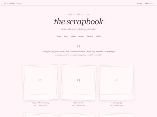 scrapbook screenshot