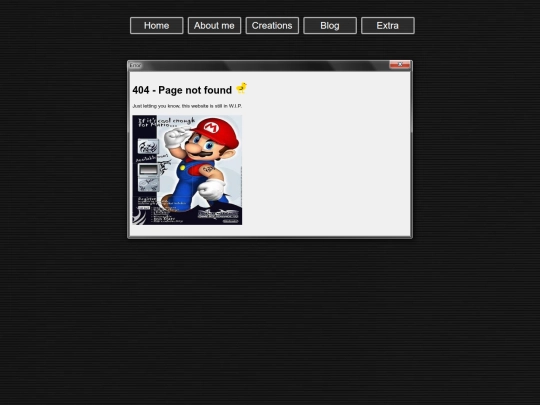 404 screenshot