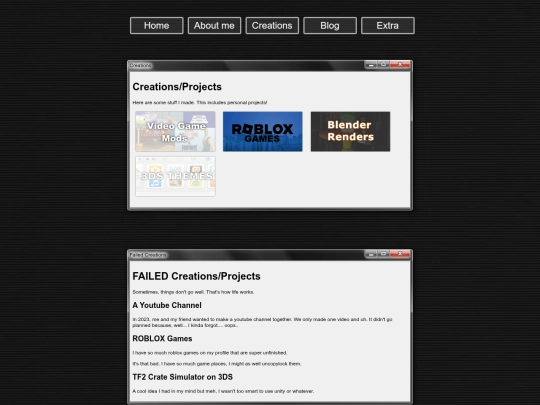 creations screenshot