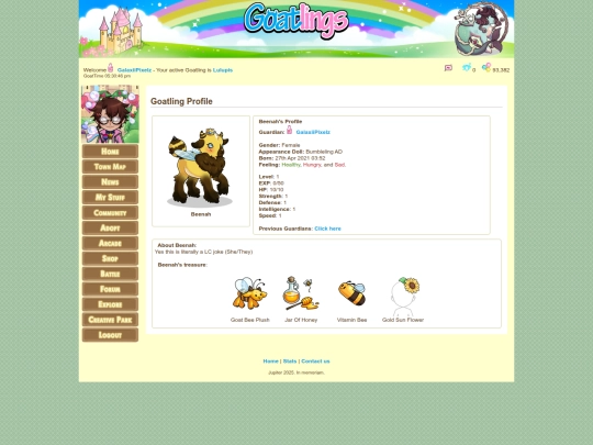 goatpages/beenah screenshot