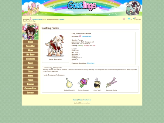 goatpages/ladygossypium screenshot