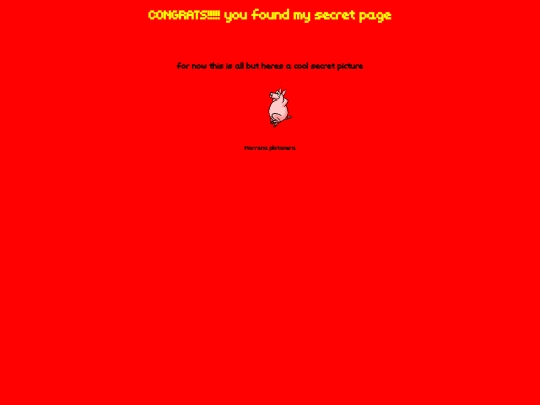 secretpage screenshot