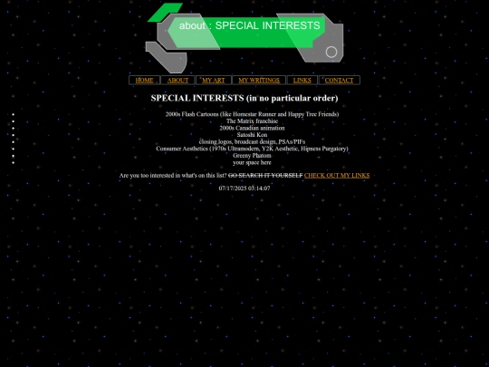 about/special screenshot