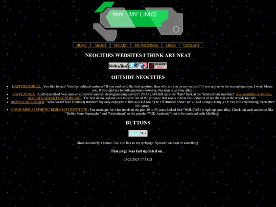 links screenshot