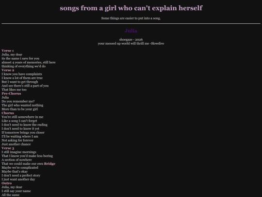 songs screenshot