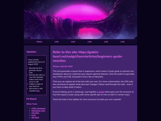 index screenshot