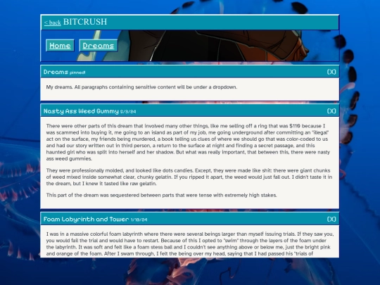 bitcrush/dreams screenshot