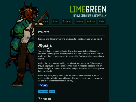 projects screenshot