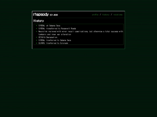 tabletop/rhapsody/history screenshot