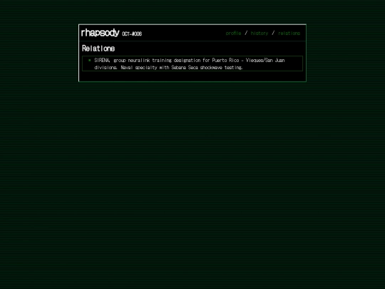 tabletop/rhapsody/relations screenshot