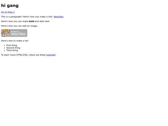 test screenshot
