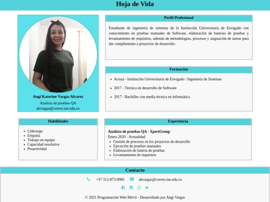 hojaDeVida/hojaDeVida screenshot