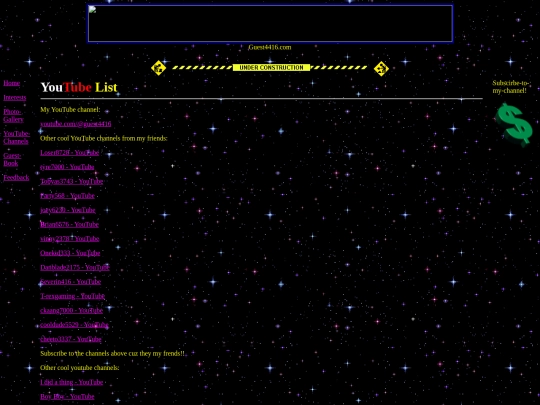 Channels screenshot