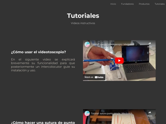 tutoriales screenshot