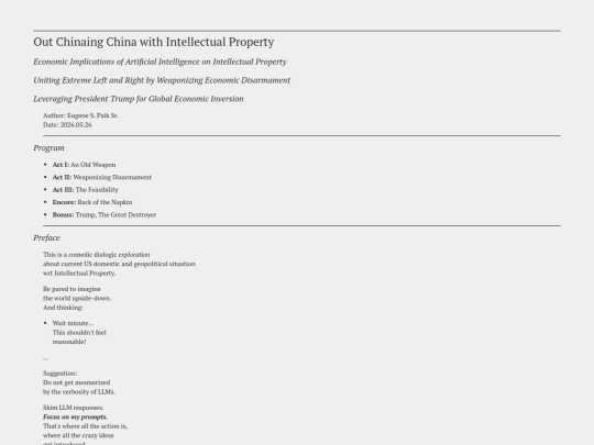 Releases/2026.06.10 Alif-Alex/Out Chinaing China with Intellectual Property screenshot