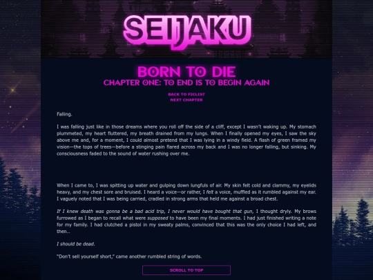 ff/born-to-die/ch1 screenshot