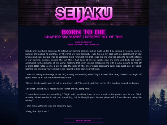 ff/born-to-die/ch6 screenshot