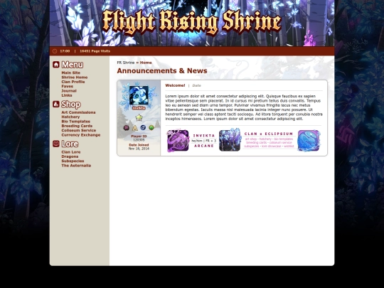 shrines/flightrising screenshot