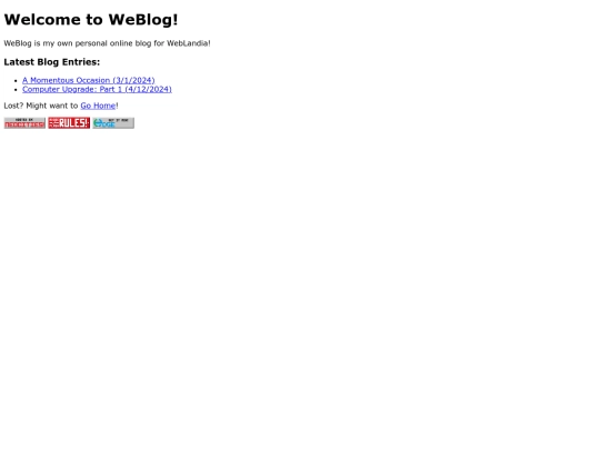 blog screenshot