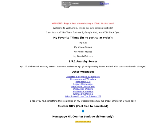 debugpage screenshot