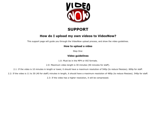 videonow/how-to-upload-a-clip screenshot