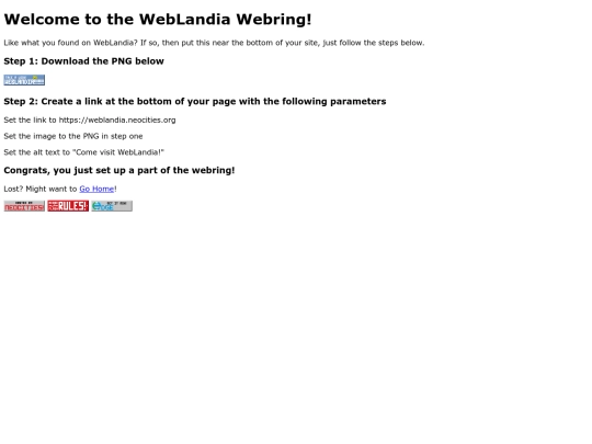 webring screenshot