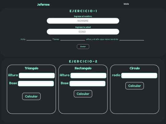 EejersiciosJacaScript screenshot