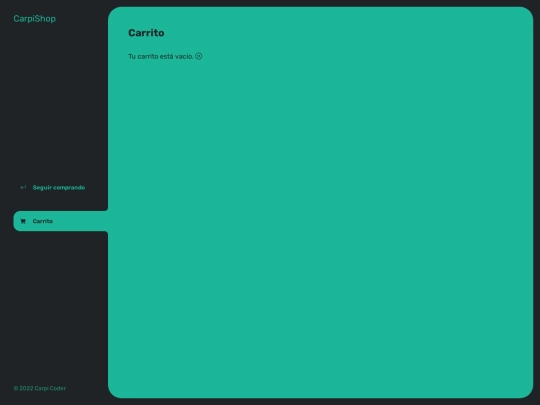 Proyecto/Ecommers/carrito screenshot
