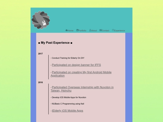 Experience screenshot