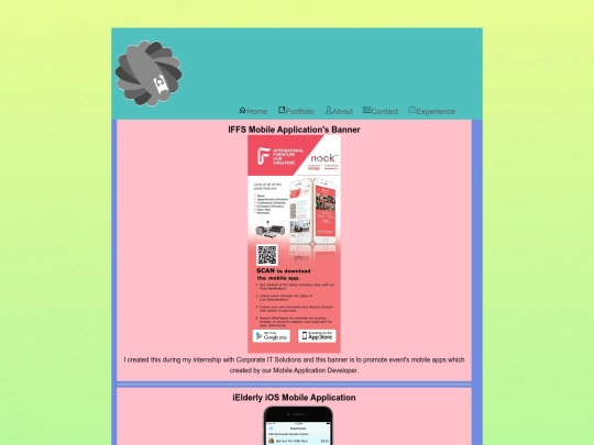 Portfolio screenshot