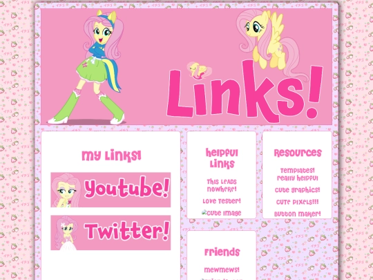 links screenshot