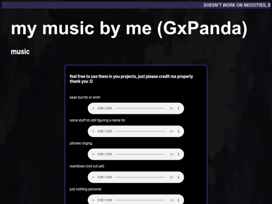 music screenshot