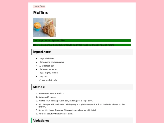 muffins screenshot