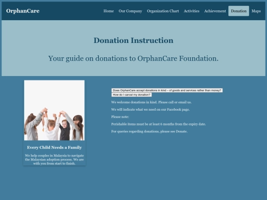 donation screenshot