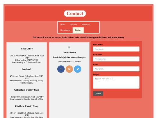 Contact screenshot