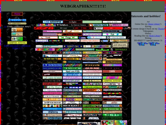 Pages/blinkies screenshot