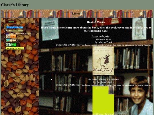 Pages/libraryhome screenshot